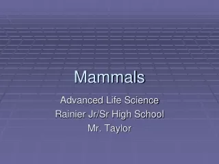 Mammals