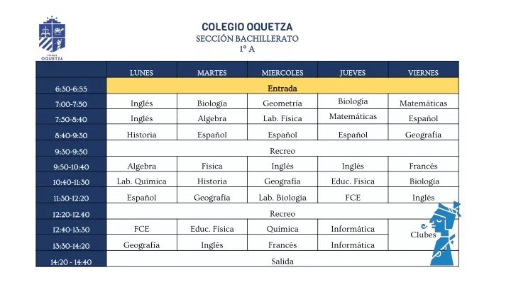 colegio oquetza secci n bachillerato 1 a