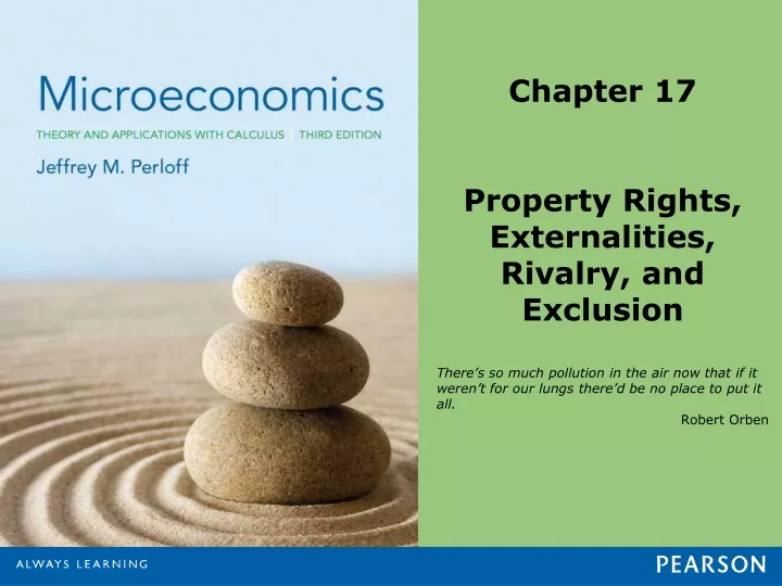 chapter 17 property rights externalities rivalry and exclusion