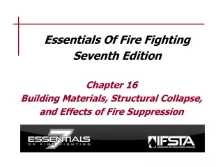 Essentials Of Fire Fighting Seventh Edition