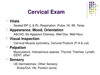 Cervical Exam