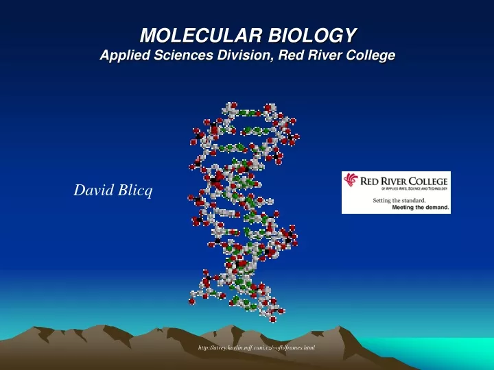 molecular biology applied sciences division red river college