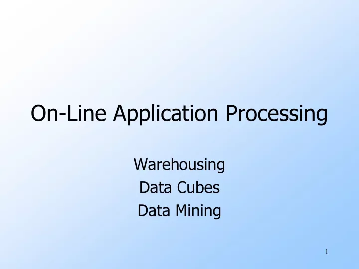 on line application processing
