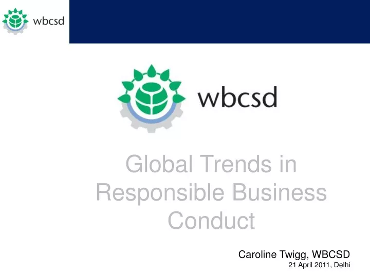 global trends in responsible business conduct