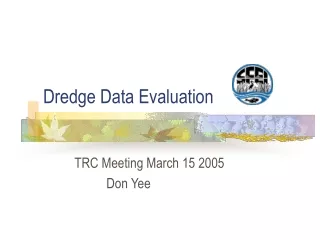 Dredge Data Evaluation