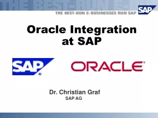 Oracle Integration at SAP