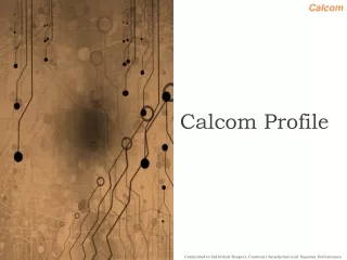 Calcom Profile