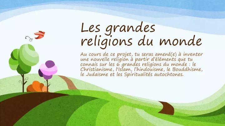 les grandes religions du monde