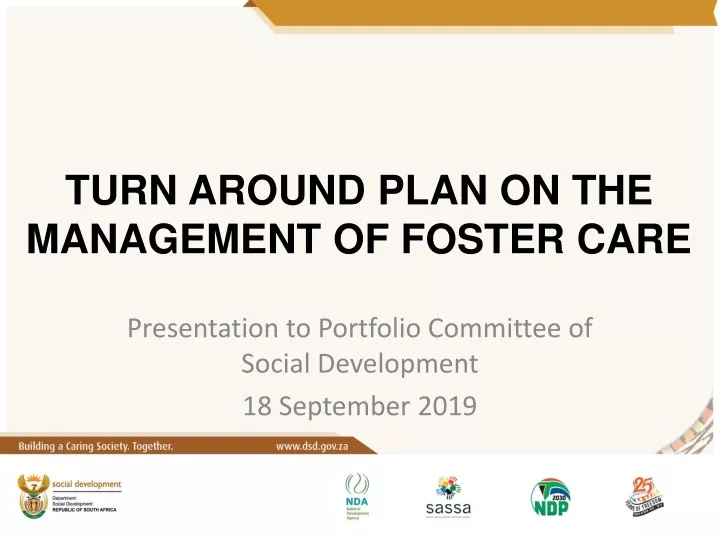 turn around plan on the management of foster care