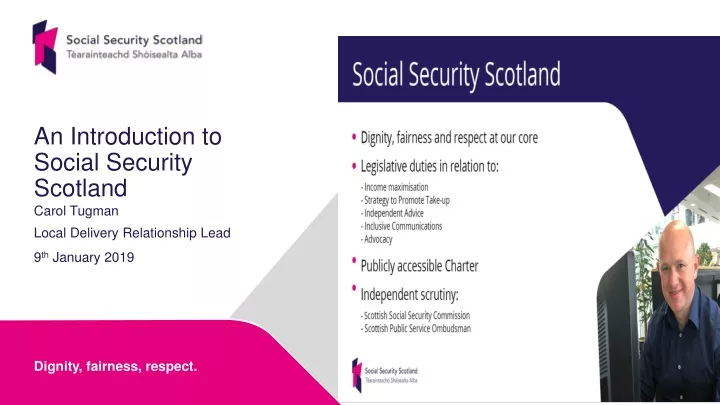 an introduction to social security scotland