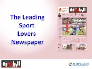 The Leading Sport  Lovers  Newspaper