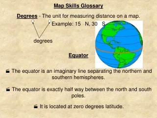 Map Skills Glossary