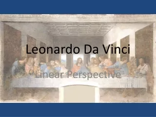 Leonardo  Da  Vinci