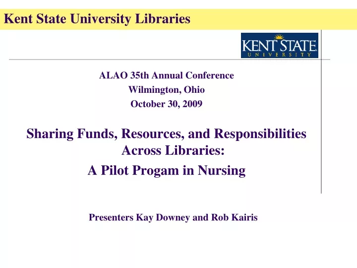 kent state university libraries