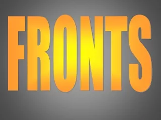 FRONTS