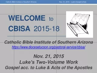 WELCOME to CBISA   2015-18