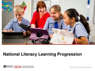National Literacy Learning Progression