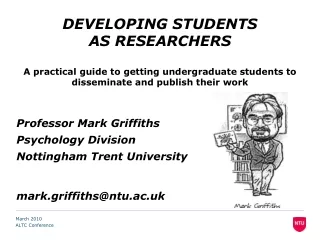 Professor Mark Griffiths Psychology Division Nottingham Trent University mark.griffiths@ntu.ac.uk