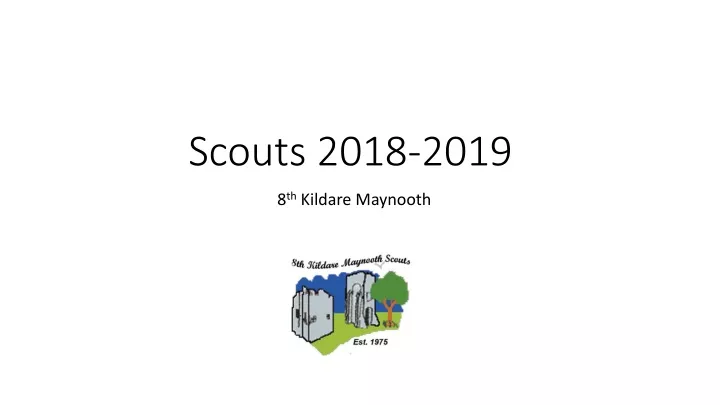 scouts 2018 2019
