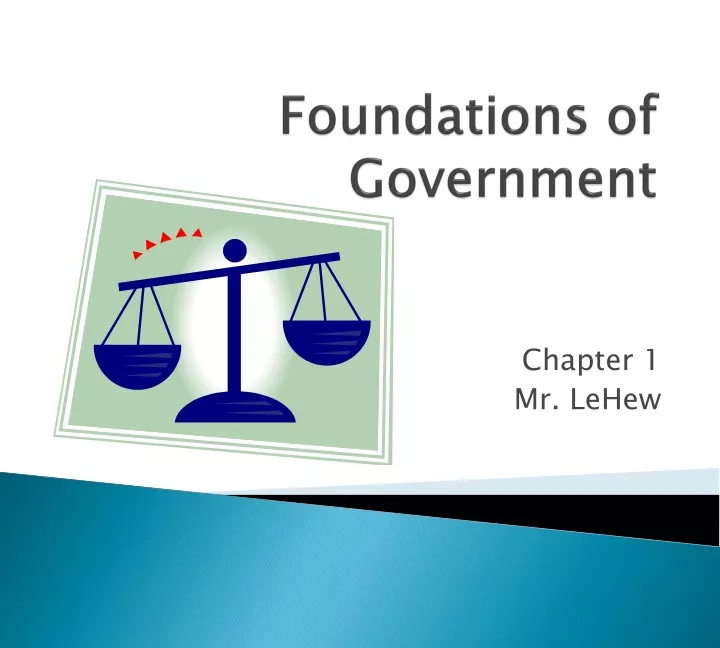 foundations of government