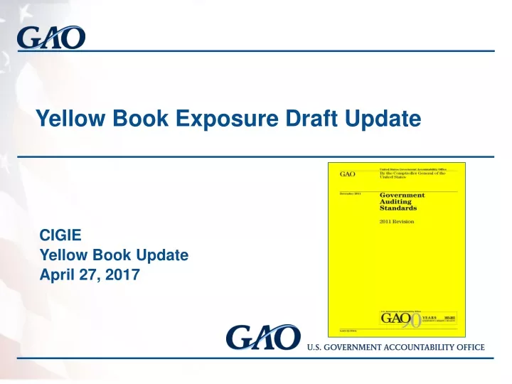 yellow book exposure draft update