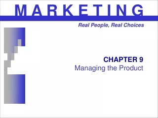 CHAPTER 9 Managing the Product