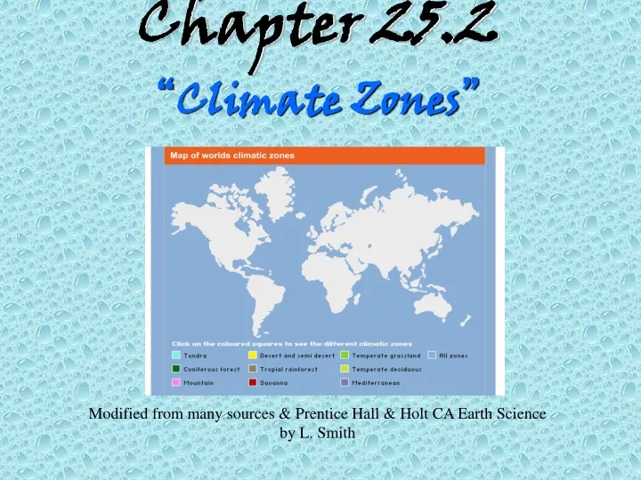 chapter 25 2 climate zones