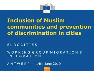Inclusion of Muslim communities and prevention of discrimination in cities