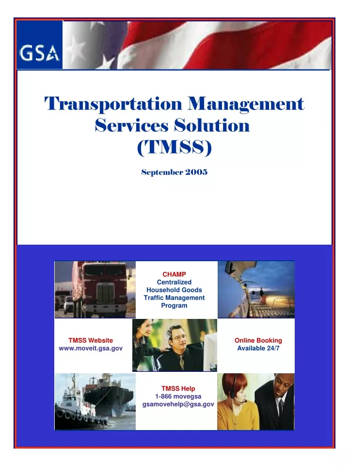 transportation management services solution tmss