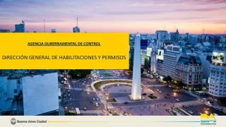 AGENCIA GUBERNAMENTAL DE CONTROL DIRECCIÓN GENERAL DE HABILITACIONES Y PERMISOS