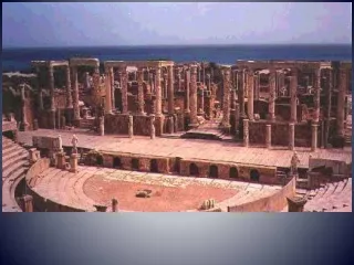 (i) Leptis Magna (or Lectis Magna) (ii)	North Africa or Libya