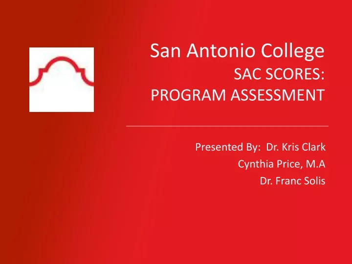 san antonio college sac scores program assessment