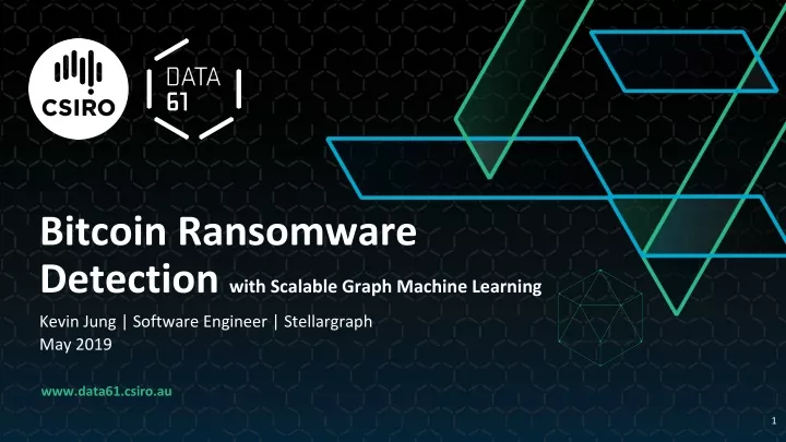 bitcoin ransomware detection with scalable graph machine learning