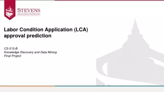Labor Condition Application (LCA) approval prediction