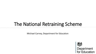 The National Retraining Scheme