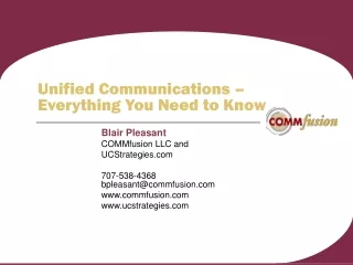 Unified Communications –  Everything You Need to Know