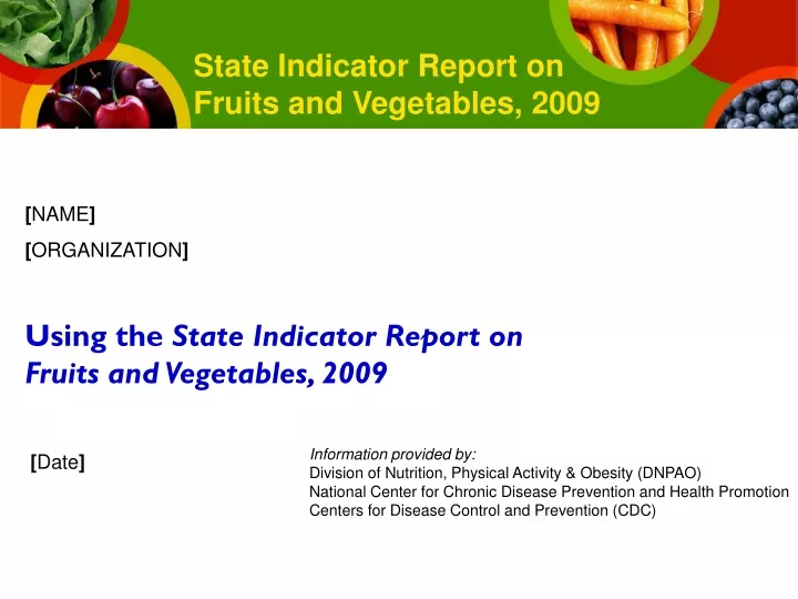 state indicator report on fruits and vegetables