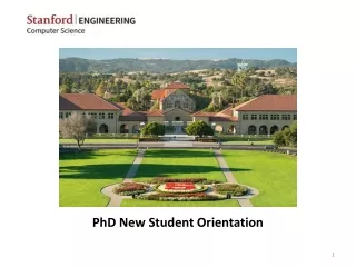 PhD New Student Orientation