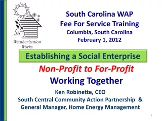 Ken Robinette, CEO South Central Community Action Partnership  &amp;