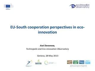 EU-South cooperation perspectives in eco-innovation