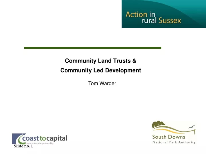 community land trusts community led development