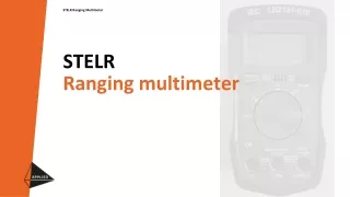 STELR Ranging  multimeter