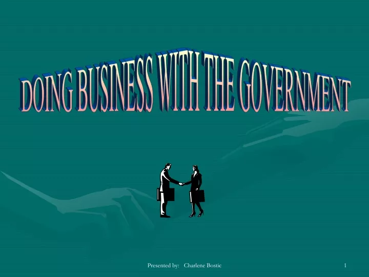 doing business with the government