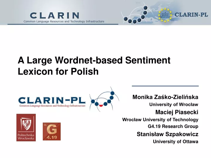 a large wordnet based sentiment lexicon for polish