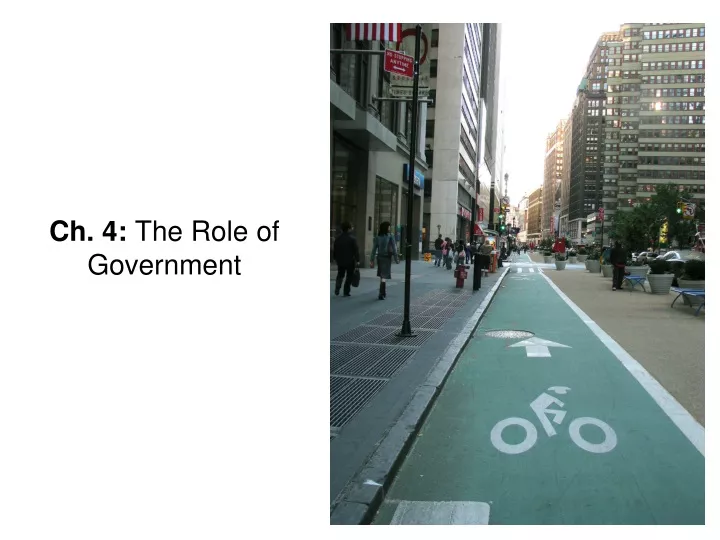 ch 4 the role of government