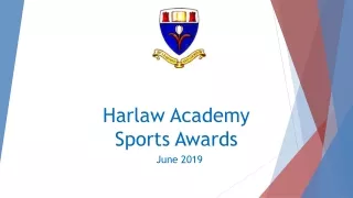 Harlaw Academy Sports Awards