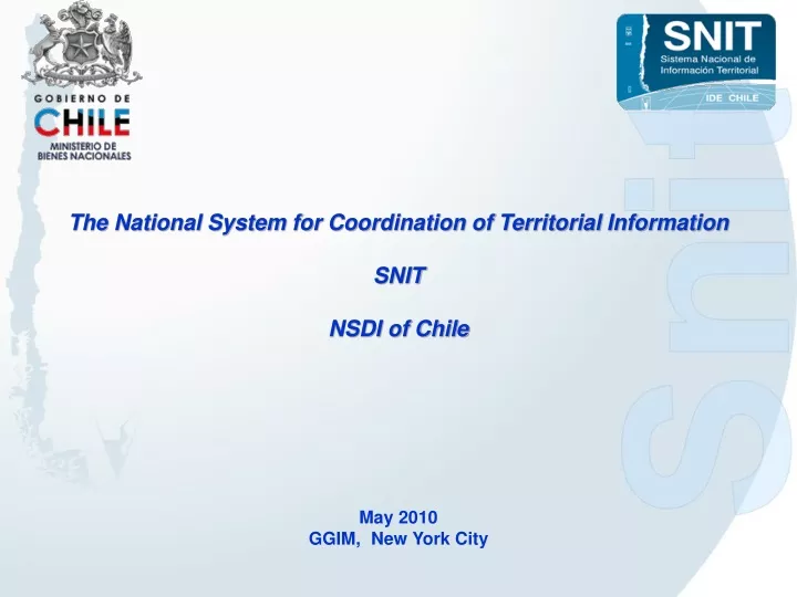 the national system for coordination