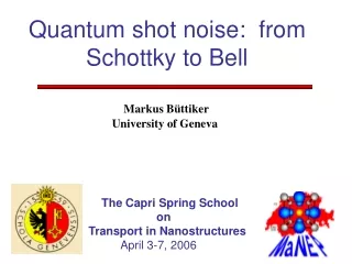 Quantum shot noise:  from Schottky to Bell
