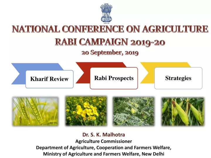 national conference on agriculture rabi campaign