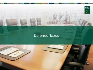 Deferred Taxes